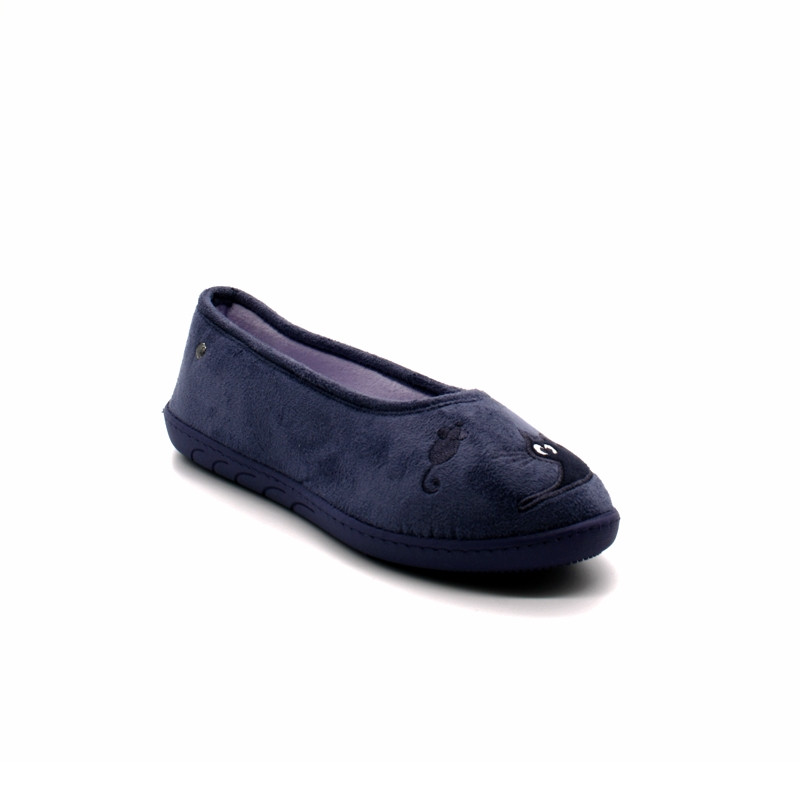 Isotoner Chaussons Ballerines Femme Chat Isotoner Chaussons Ballerines Femme Chat