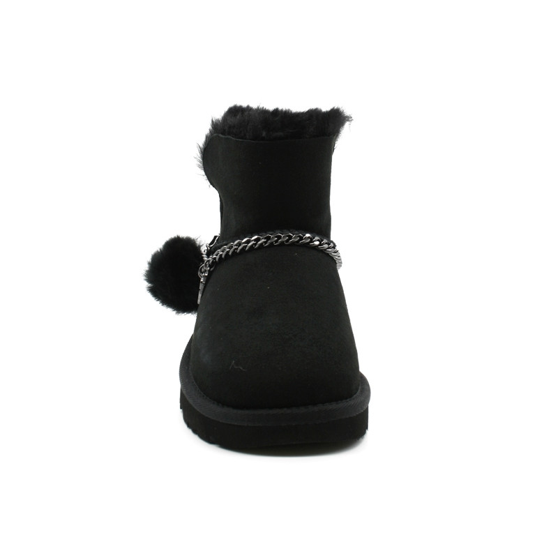 Ugg noir avec chaine new arrivals