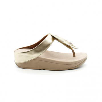 Tongs Femme Fitflop Fino Toe Plume