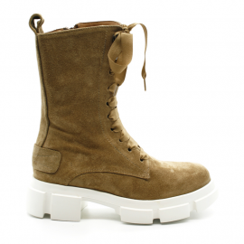 Boots Lacets Femme Rose Métal H06701 Francueil Savana