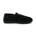 Chaussons Charentaises Homme Isotoner 98039 Noir