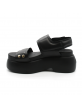 Sandales Compensées Femme AGL Puffy D671003