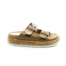 Mules Femme Pertini Hood Camel 221W314