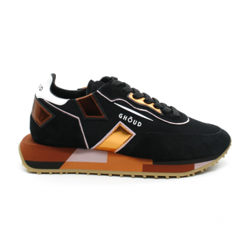 Tennis Femme Ghoud RMLW MU74 Rush Low Black Orange