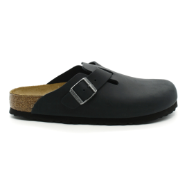 Mules Homme Birkenstock59463 NU Oiled Black