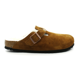 Sabot Fourrure Homme Birkenstock 1001141 Boston Shearling Mink