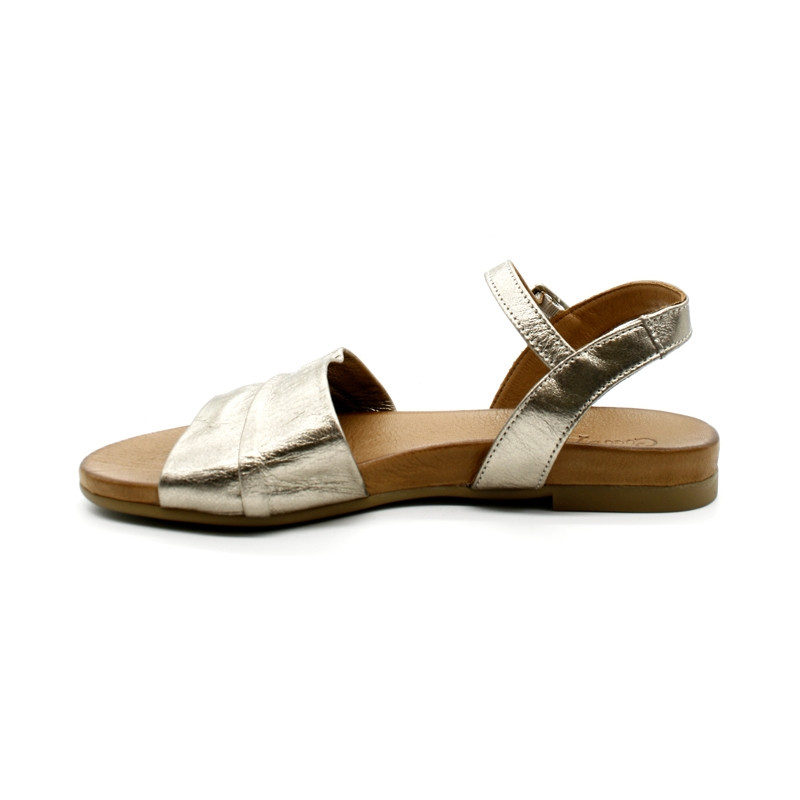 sandales coco et abricot