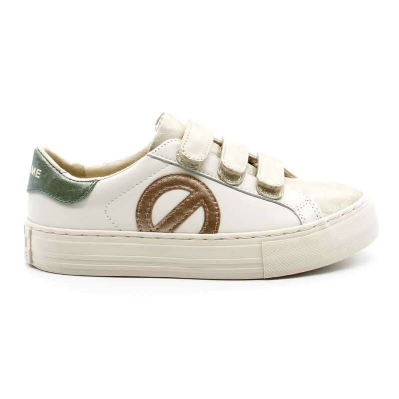 Baskets Femme | No Name Arcade Straps Side Payet Blanc