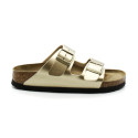 Mules Femme Birkenstock Arizona Birko Flor 1016111 Gold