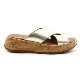 Mules Femme FitFlop F-Mode Metallic