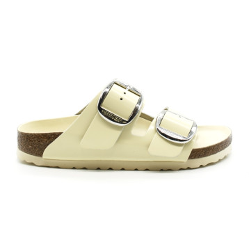 Mules Femme Birkenstock 1024161 Arizona Big Buckle Shine Butter