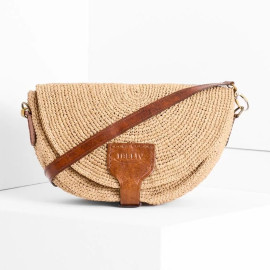 Sac Bandoulière Femme Tiako Rafia Dark Tea