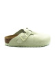 Sabots Mules Femme BIrkenstock 1026810 Boston Faded Lime Narrow