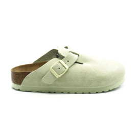 Sabots Mules Femme BIrkenstock 1026810 Boston Faded Lime Narrow