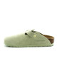Sabots Mules Femme BIrkenstock 1026810 Boston Faded Lime Narrow