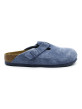 Sabots Mules Homme Birkenstock 1026769 Boston VL ELemental Blue Narrow