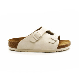 Mules Femme Birkenstock 1025008 Zurich Antique White Narrow