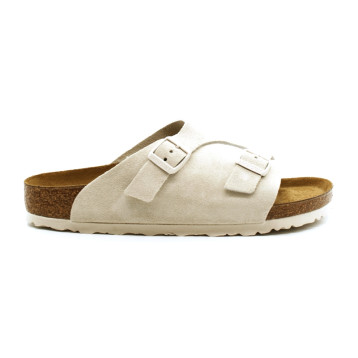 Mules Homme Birkenstock 1025008 Zurick Antique White Narrow