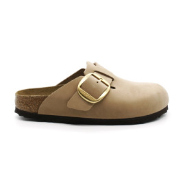 Mules Femme Birkenstock 1028033 Boston Big Buckle SandCastle Narrow