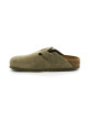 Mules Femme Birkenstock 1025844 Boston VL Faded Kaki N
