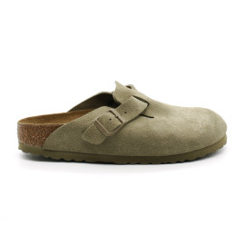 Sabots Mules Homme Birkenstock 1025844 Boston VL Faded Kaki N