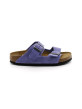 Mules Femme Birkenstock 1029218 Arizona Suède Purple Dusk Narrow