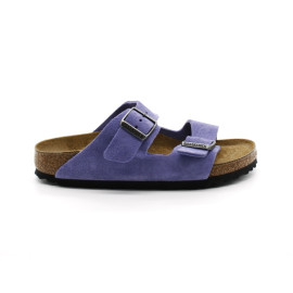 Mules Femme Birkenstock 1029218 Arizona Suède Purple Dusk Narrow