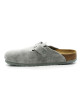 Sabots Mules Homme Birkenstock 1029214 Boston Leather Pure Sage Narrow