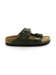 Mules Femme Birkenstock 1025047 Arizona Leather Thyme Narrow