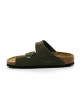 Mules Femme Birkenstock 1025047 Arizona Leather Thyme Narrow