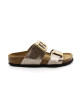 Mules Femme Birkenstock 1029372 Sydney Cushion Graceful Taupe Narrow