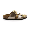Mules Femme Birkenstock 1029372 Sydney Cushion Graceful Taupe Narrow