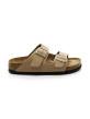 Mules Femme Birkenstock 1019016 Arizona Soft Sandcastle Narrow