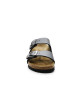 Mules Femme Birkenstock 1029224 Arizona Birko-flor Metallic Black Narrow