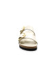 Mules Femme Birkenstock 1026128 Arizona Big Buckle High Shine Ecru
