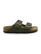 Mules Homme Birkenstock 1025047 Arizona Leather Thyme Narrow