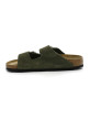 Mules Homme Birkenstock 1025047 Arizona Leather Thyme Narrow