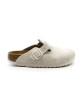 Mules Femme Birkenstock 1027693 Boston VL Antique White N