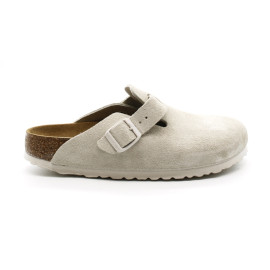 Mules Femme Birkenstock 1027693 Boston VL Antique White N