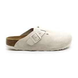 Mules Homme Birkenstock 1027693 Boston VL Antique White N