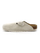 Mules Homme Birkenstock 1027693 Boston VL Antique White N