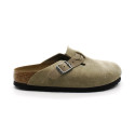 Sabots Mules Femme BIrkenstock 1026654 Boston Braided Taupe Narrow