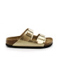 Mules Femme Birkenstock Arizona Birko Flor 1016111 Gold Narrow