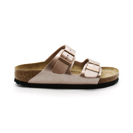 Mules Femme Birkenstock Arizona Birko Flor 1023960 Copper Narrow