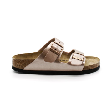 Mules Femme Birkenstock Arizona Birko Flor 1023960 Copper Narrow