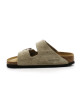 Mules Femme Birkenstock 951303 Arizona Soft Suède Taupe