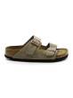 Mules Homme Birkenstock 951303 Arizona Soft Suède Taupe