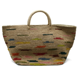 Sac Cabas Raphia IBELIV Vanilla