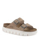 Mules Femme Birkenstock 1024950 Arizona Pap Chunky Warm Sand Narrow