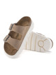 Mules Femme Birkenstock 1024950 Arizona Pap Chunky Warm Sand Narrow